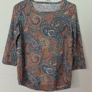 Paisley Keren Hart 3/4 Length Sleeve Size S